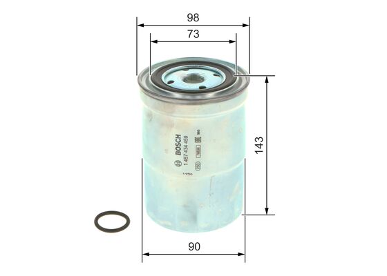 BOSCH N4459 Filtre à carburant 1457434459 MITSUBISHI PAJERO