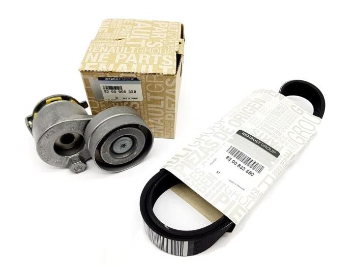 RENAULT 7701477515 Kit courroie accessoire et galet tendeur RENAULT