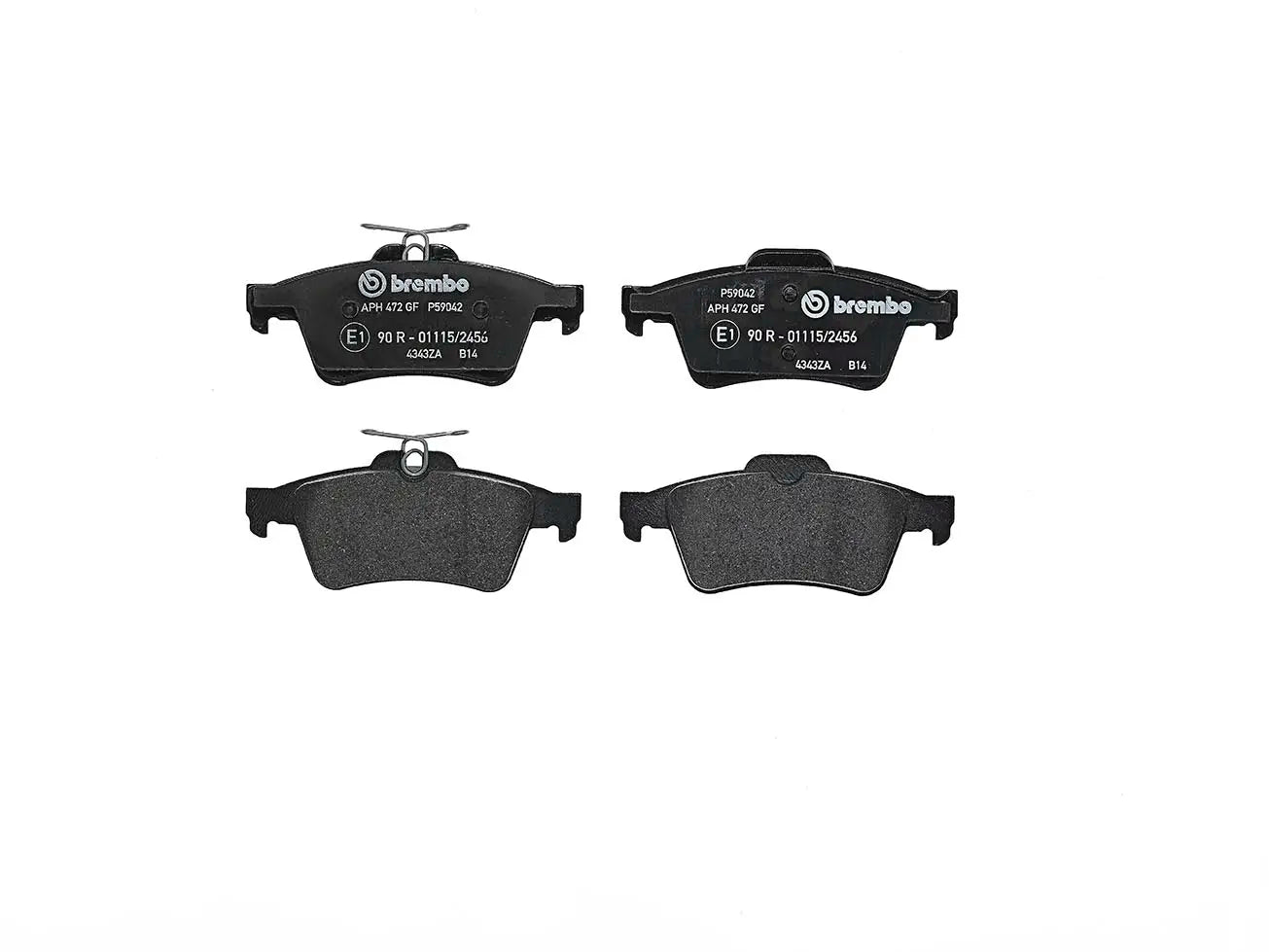 BREMBO P 59 042 Plaquettes de freins
