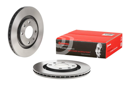 2x BREMBO 09.4987.21 Disque de frein CITROEN PEUGEOT