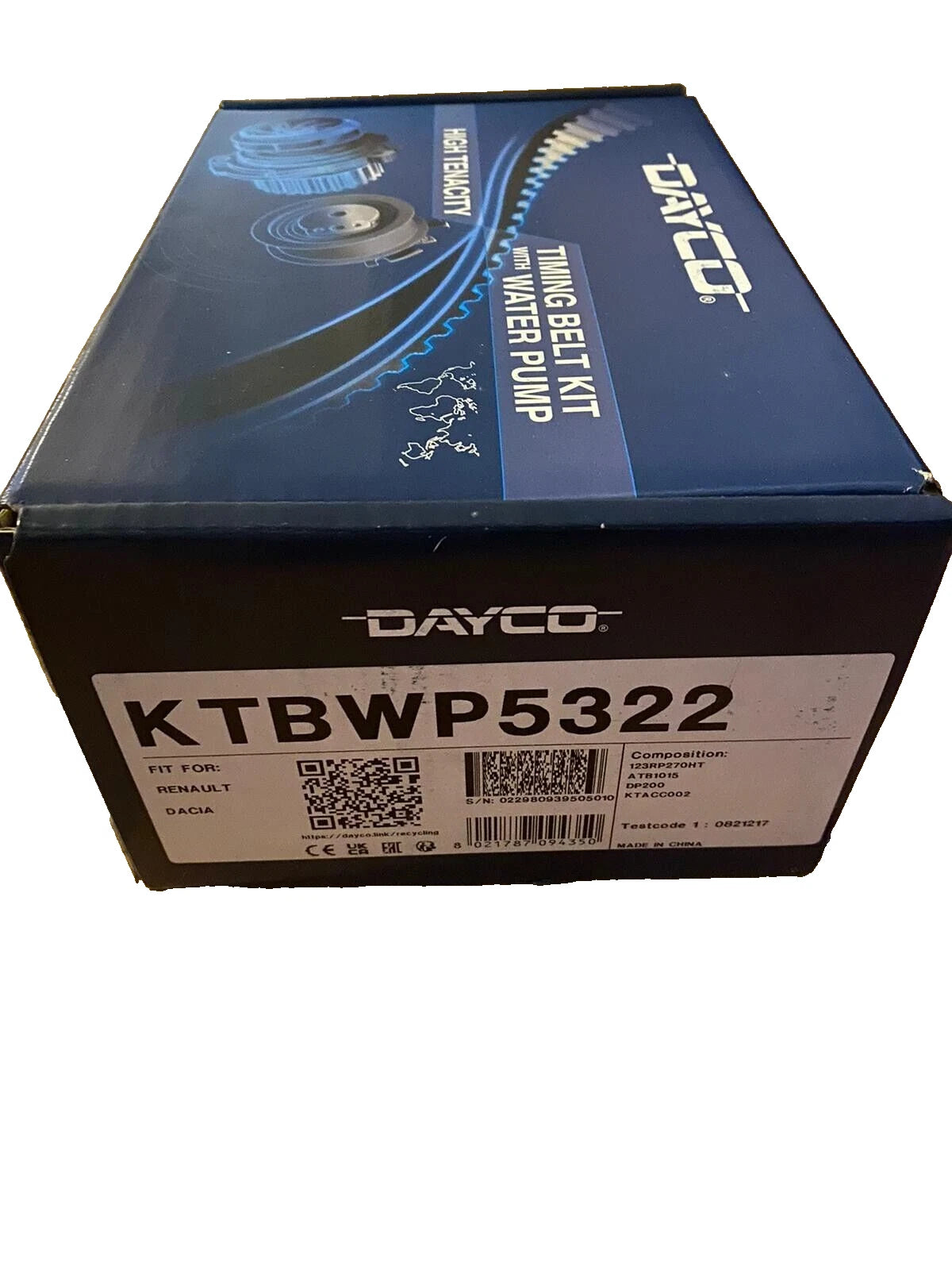 DAYCO KTBWP5322 Kit de distribution + pompe à eau