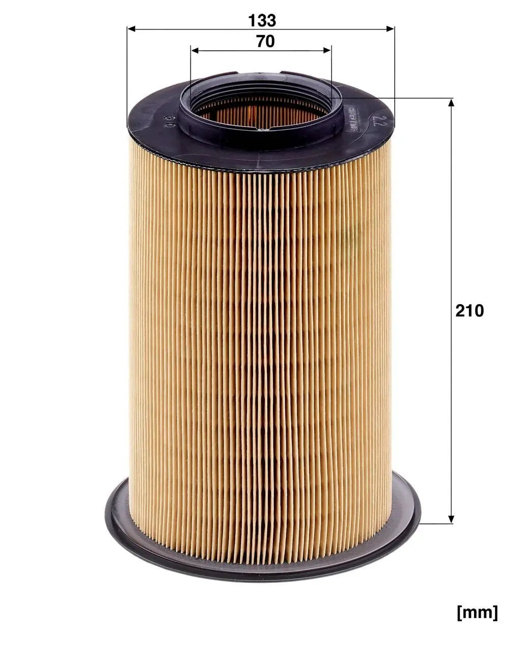 MANN-FILTER C 16 134/2 Filtre à air Ø 133 mm MANN-FILTER