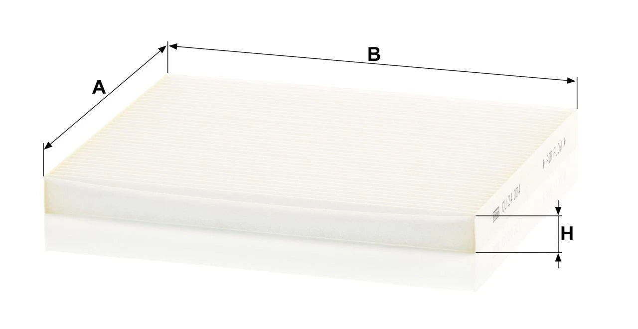 MANN-FILTER CU 24 004 Filtre d'habitacle