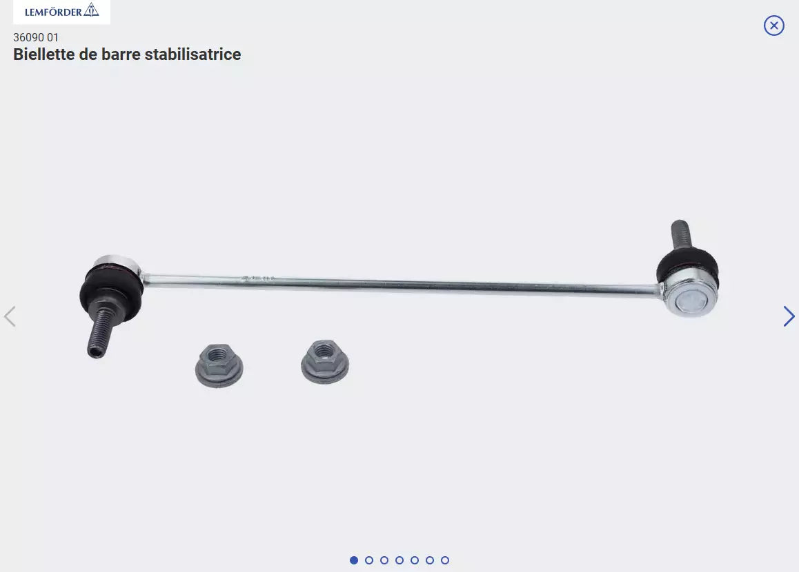 Biellette de barre stabilisatrice LEMFÖRDER 36090 01