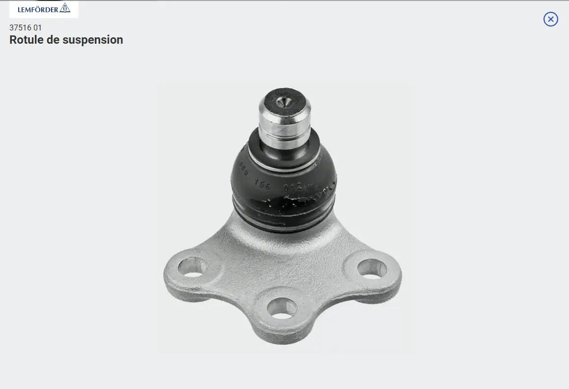 LEMFÖRDER 37516 01 Rotule de suspension LEMFÖRDER