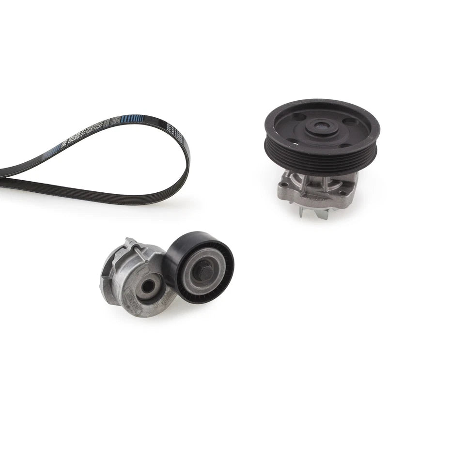 GATES Micro-V Kit KP26PK1183 Pompe à eau+Jeu de courroie trapézoïdale à nervures