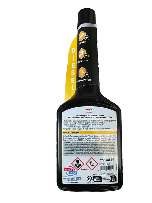 TotalEnergies Nettoyant injecteur Diesel 250ml 031061
