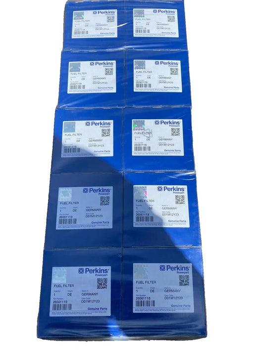 1x Filtre a Carburant origine Perkins 26561118 OEM manitou claas jcb case etc