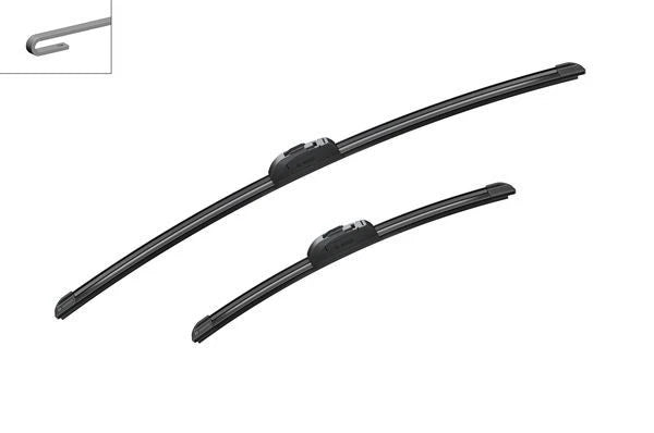 BOSCH 3 397 118 911 Balai d’essuie-glace Aerotwin Retrofit AR653S, 650mm - 400mm