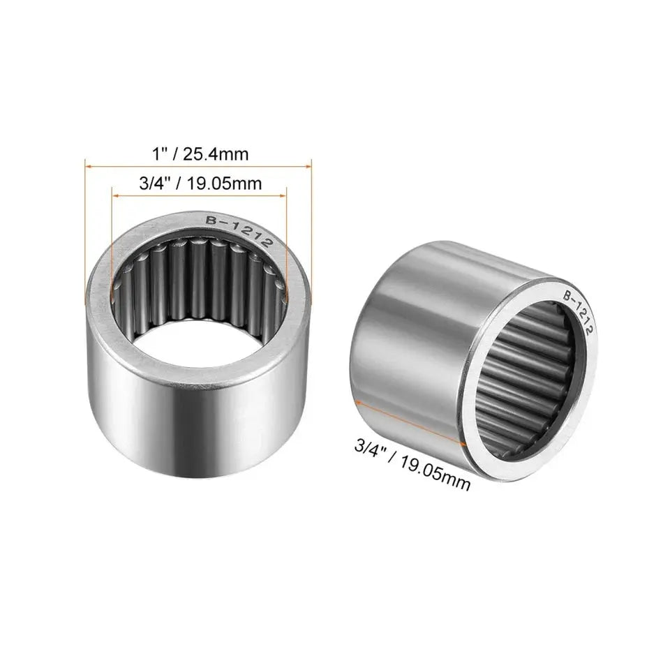 B1212 Roulement Aiguille 3/4"x1"x3/4" Douille à aiguilles B1212 GR PARTS