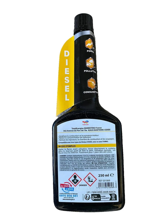 TotalEnergies Traitement Diesel 2 en 1 250ml Référence: 31069