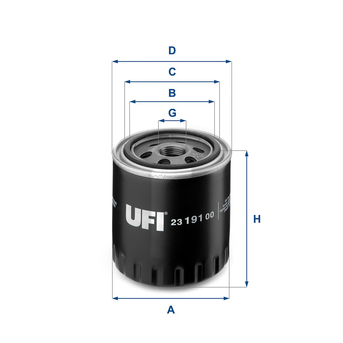 UFI 23.191.00 Filtre à huile