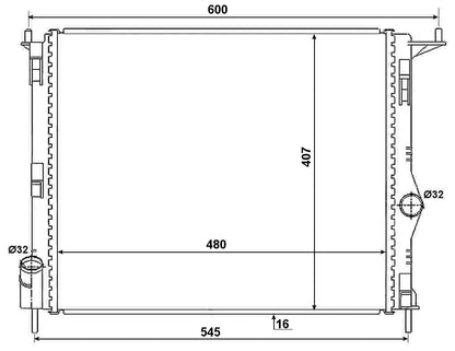 NRF 53069A Radiateur, refroidissement moteur – vue 2