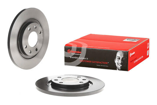 2x BREMBO 08.7238.11 Disques de Frein Plein 266mm CITROEN PEUGEOT