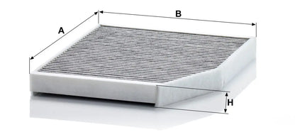 MANN-FILTER CUK 29 007 Filtre d'habitacle Filtre à charbon actif MANN-FILTER