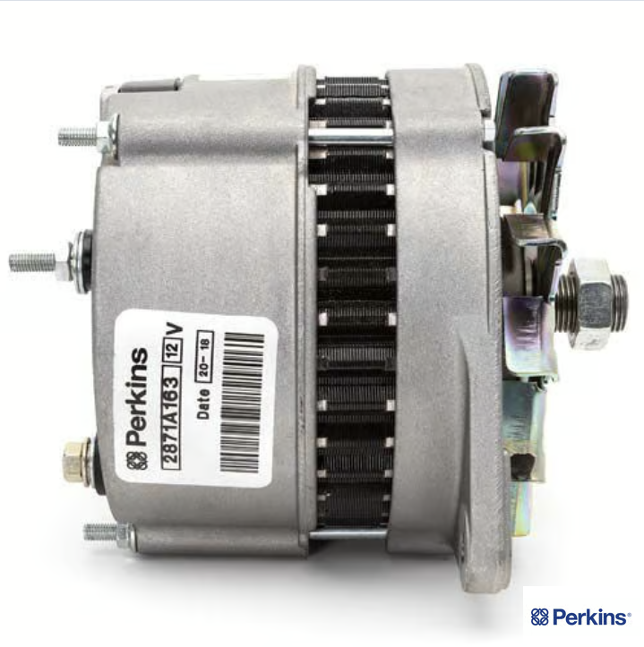 PERKINS 2871A163 Alternateur 12V 65A droit