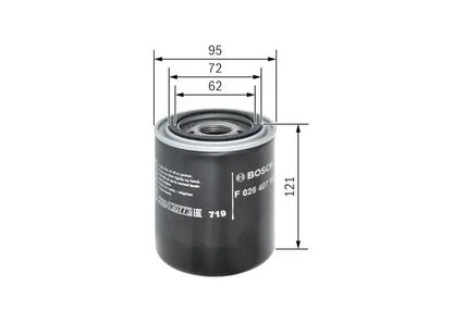 Bosch F 026 407 198 P7198 - Filtre à huile BOSCH