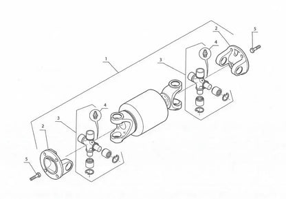GKN U 100/L Universal joint kit / Kit réparation, croisillon 27×82 mm GKN