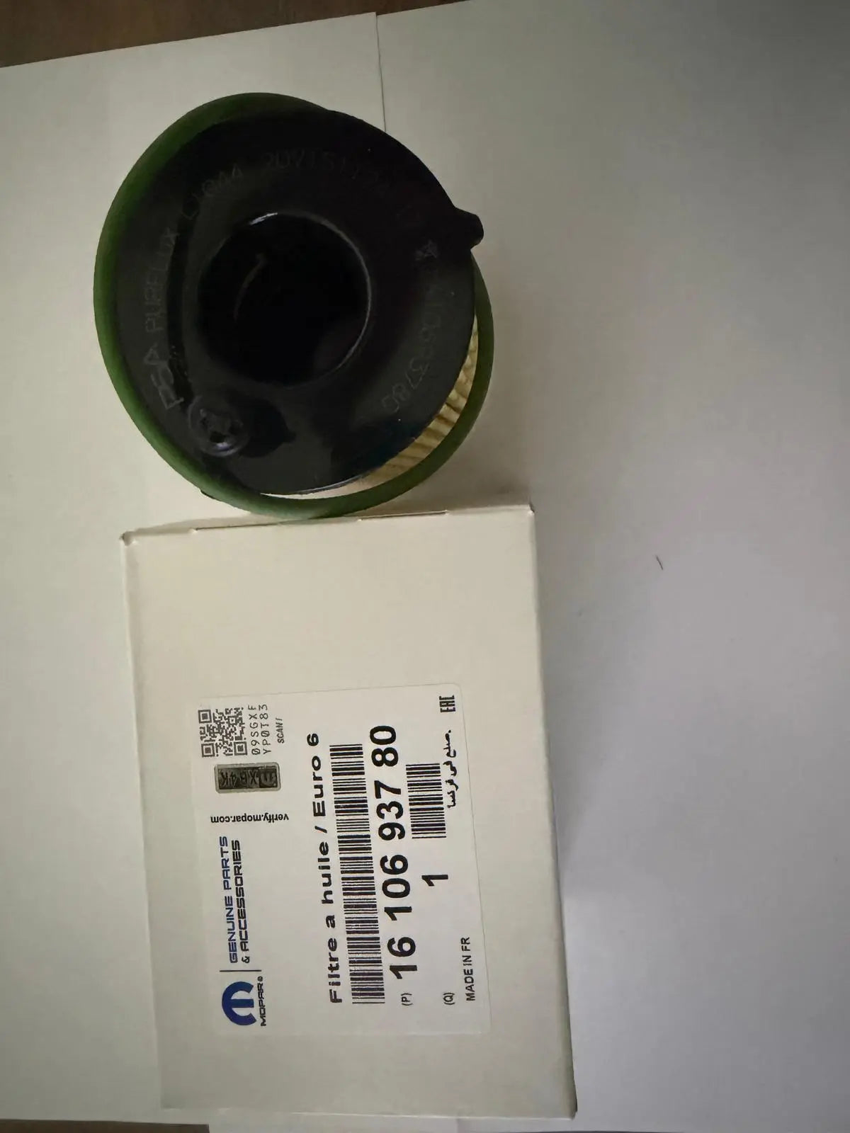 Filtre à huile 1610693780 OPEL CITROEN DS PEUGEOT TOYOTA VAUXHALL PSA