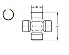 GKN U200 Universal joint kit / Croisillon 30.2×106.4 mm - GR PARTS