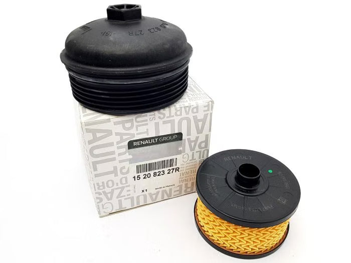 RENAULT 152082327R Couvercle Boîtier du filtre à huile ORIGINAL