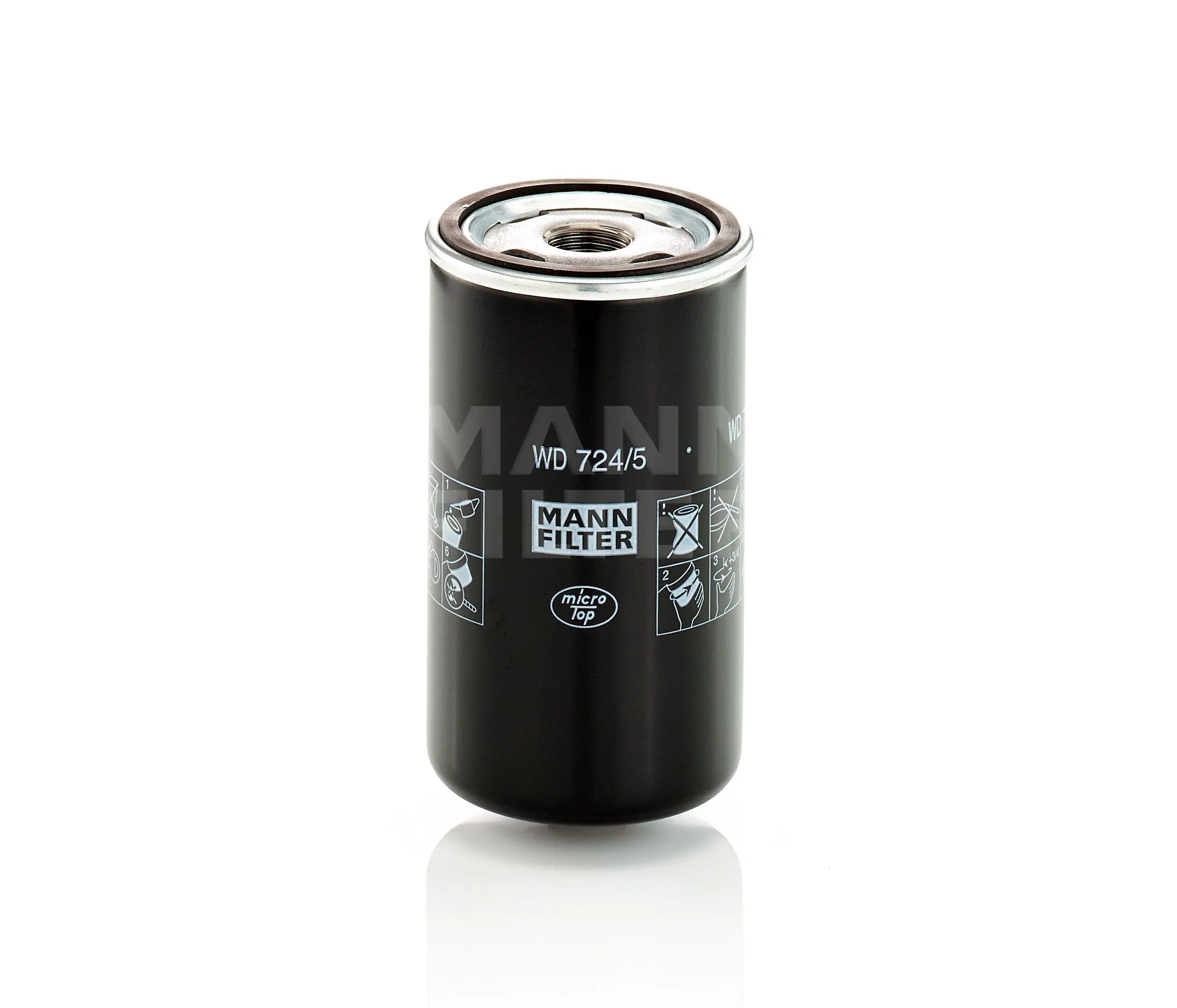 MANN-FILTER WD 724/5 Filtre hydraulique, boîte automatique MANN-FILTER