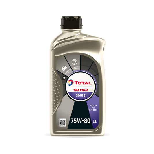 TotalEnergies Traxium, Gear 8 Huile de transmission et huile boite de vitesse 75W-80, Capacité: 1I