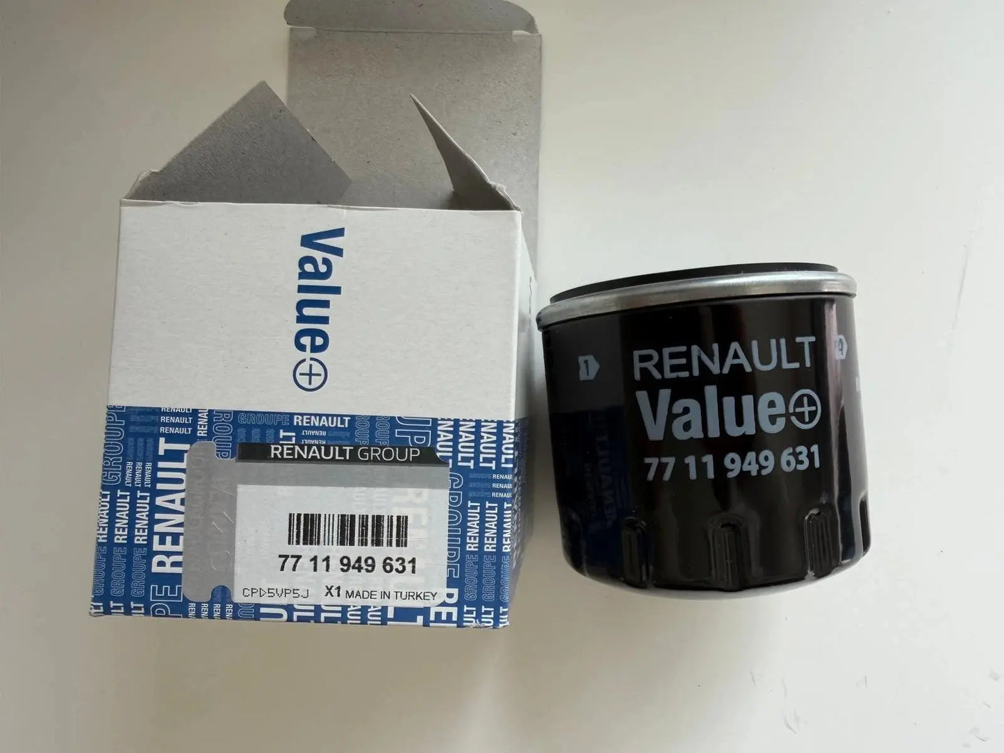 Renault Original 7711949631 Filtre à huile remplace 152089599R - GR PARTS