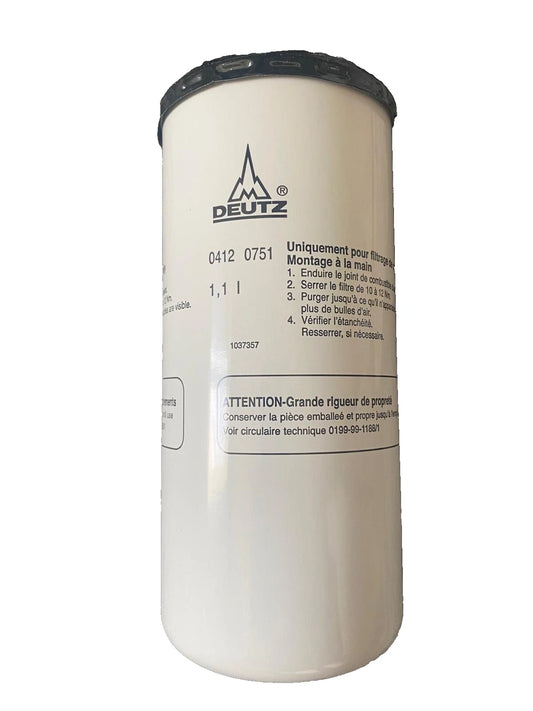 Filtre à carburant DEUTZ 0412 0751 origine DEUTZ 04120751