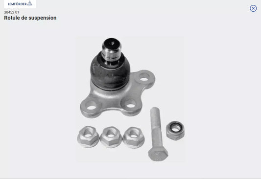 LEMFÖRDER 30452 01 Rotule de suspension