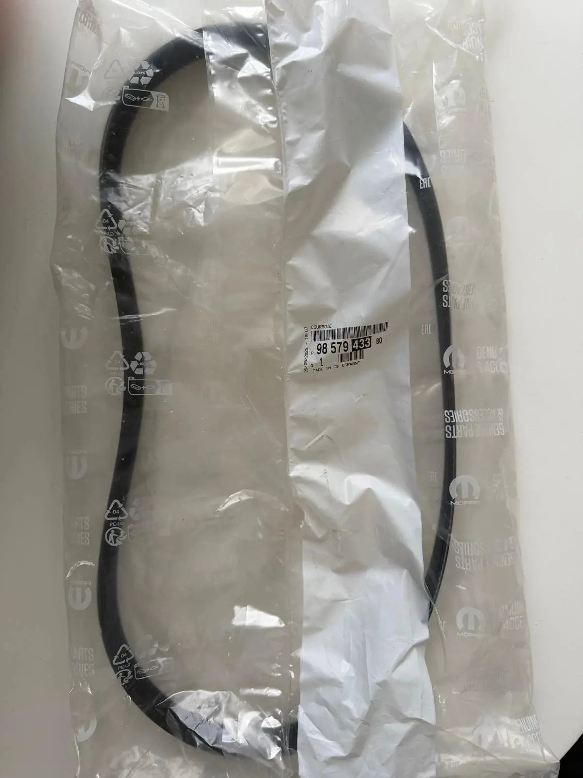 PSA Citroen Peugeot 9857943380 Courroie d'entraînement Original 6PK962 - GR PARTS