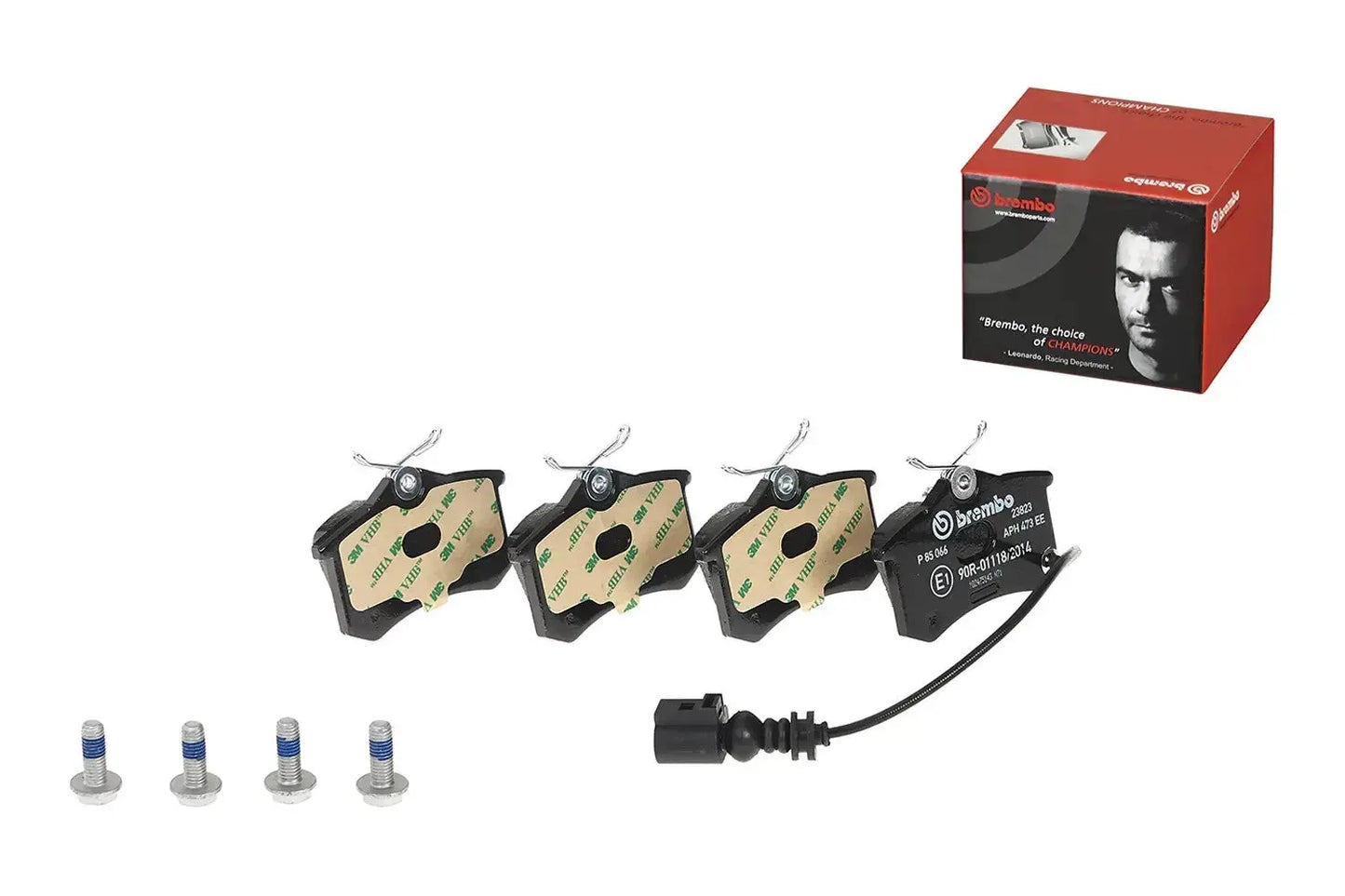 BREMBO Prime P 85 066 Plaquettes de frein contact de signal d'usure inclus BREMBO