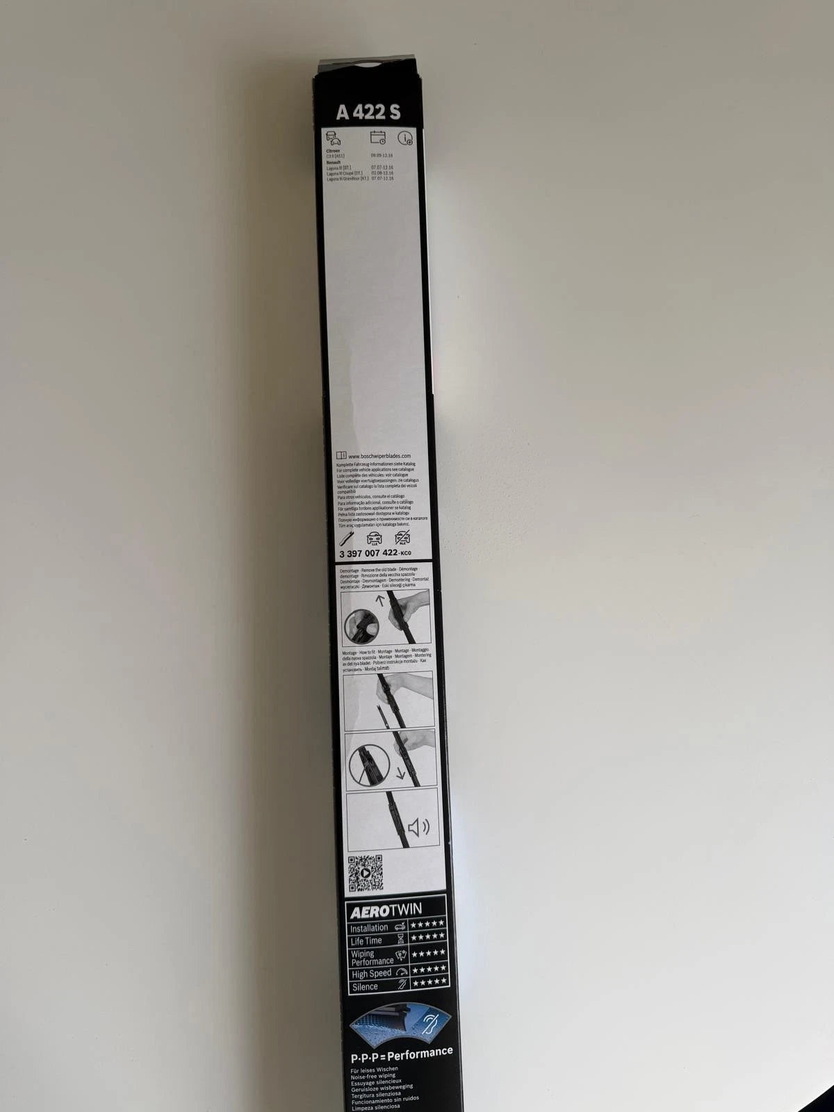 BOSCH 3 397 007 422 Balai d'essuie-glace plat 650/400mm