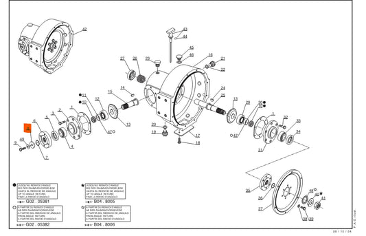 Manitou Rondelle RENVOI D'ANGLES 550595