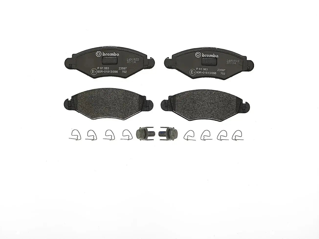BREMBO Prime P 61 063 Plaquettes de frein BREMBO