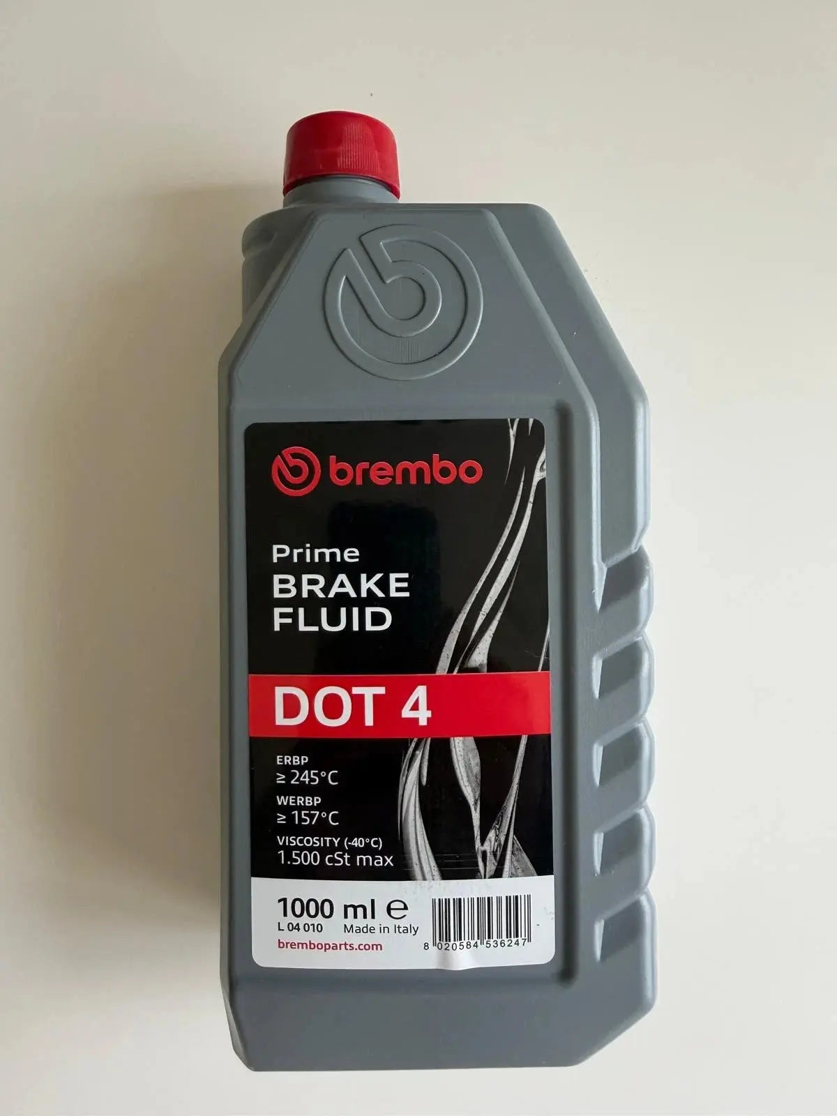 BREMBO L 04 010 Liquide de frein Huile de frein DOT 4 1L BREMBO