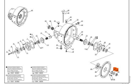 Manitou Rondelle RENVOI D'ANGLES 703039