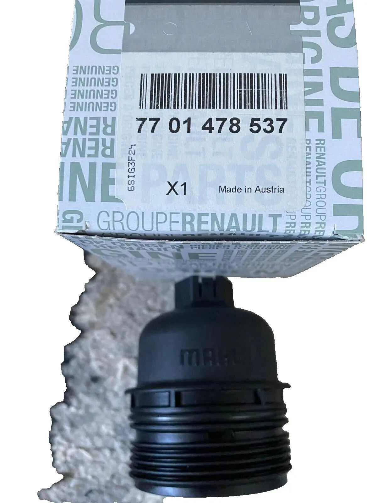 RENAULT 7701478537 Couvercle, Boîtier du filtre à huile ORIGINAL RENAULT