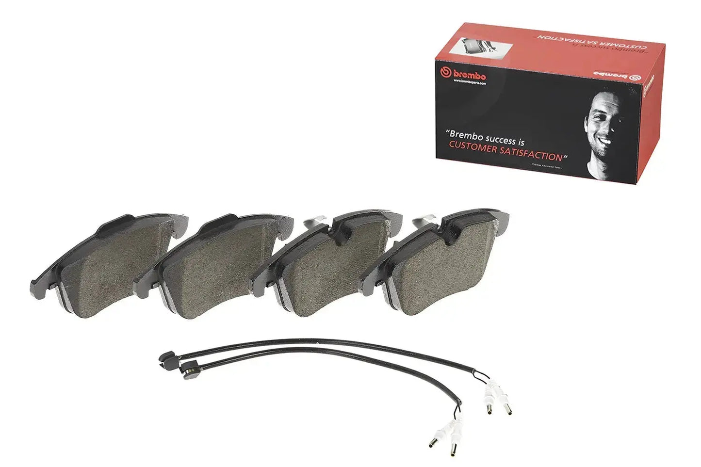 BREMBO Prime P 61 106 Plaquettes de frein contact de signal d'usure inclus BREMBO