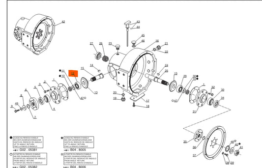 Roulement SKF 32307 J2/Q MANITOU 563792 RENVOI D'ANGLES  35x80x32,75