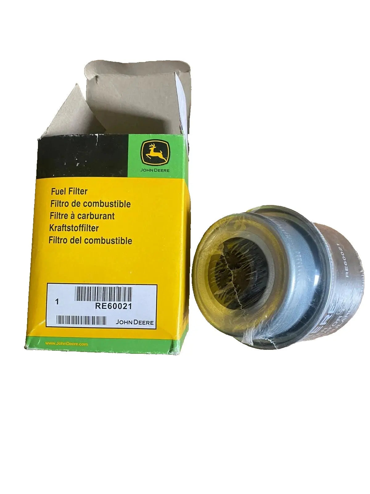 JOHN DEERE RE60021 FILTRE À CARBURANT, CARTOUCHE SÉPARATEUR D’EAU JOHN DEERE