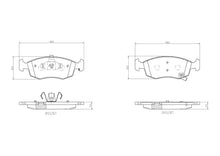 BREMBO P 11 031 Plaquettes de frein BREMBO