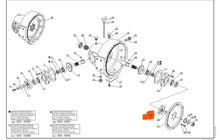 FLASQUE MANITOU RENVOI D'ANGLE COTE BOITE DE VITESSE 550620 ADAPTABLE GR PARTS