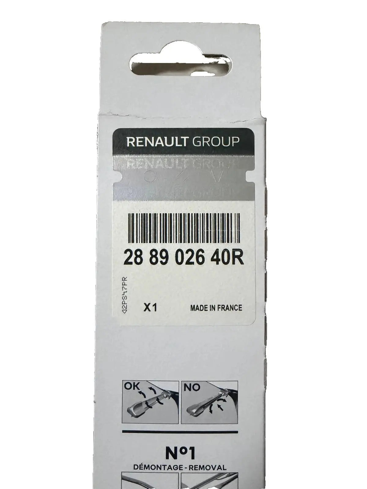 RENAULT GROUP 288902640R Jeu Balais d'Essuie Glace 750mm+650mm RENAULT