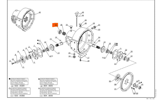 joint SPI 45x65x8 RENVOI D'ANGLE MANITOU 563788