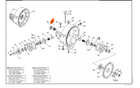 Roulement à rouleaux - INA - HK4520-B MANITOU 563769