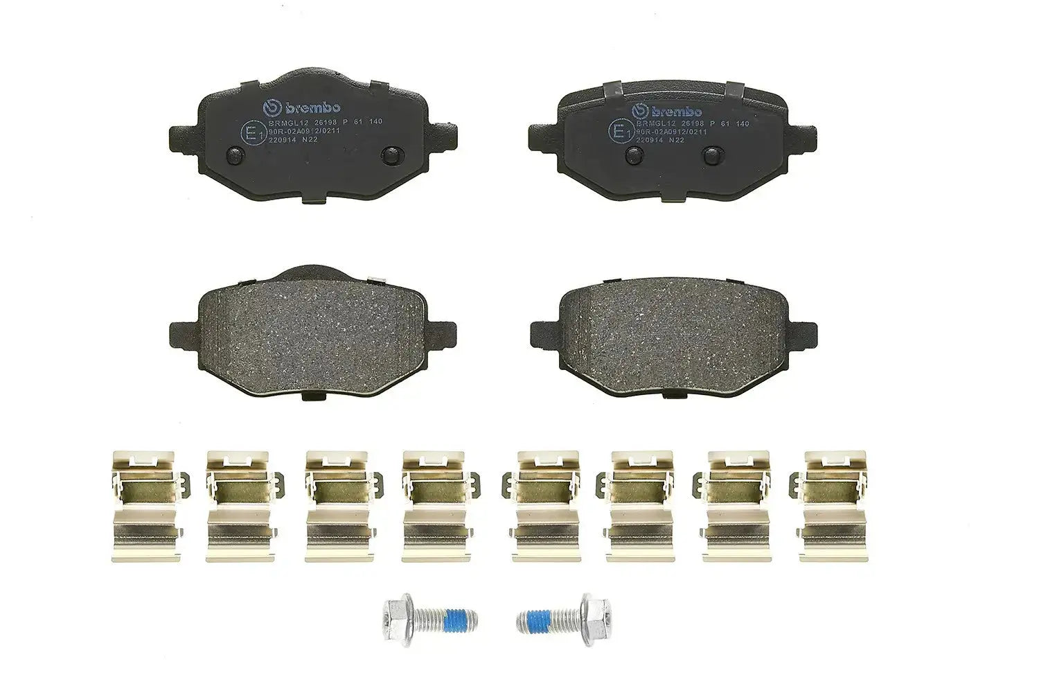 BREMBO P 61 140 Plaquettes de frein BREMBO