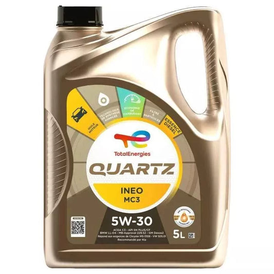 Total Huile moteur Quartz Ineo MC3 5W30 C3 - 5 Litres 213698