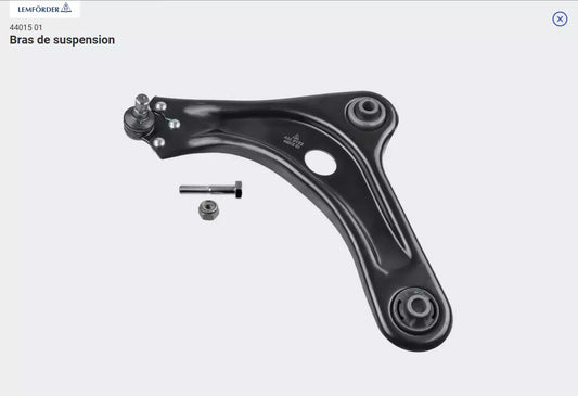 Bras de suspension LEMFÖRDER 44015 01 Essieu avant; gauche
