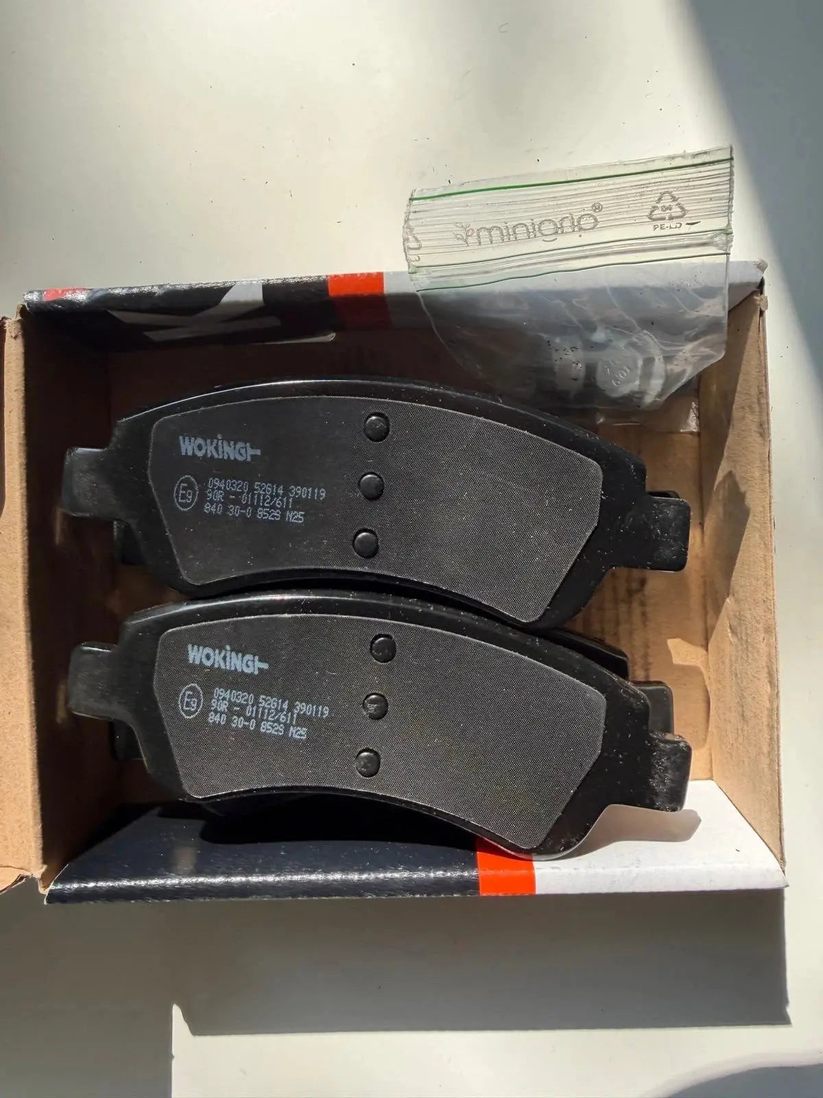 WOKING P940320 Jeu de 4 plaquettes de frein - GR PARTS